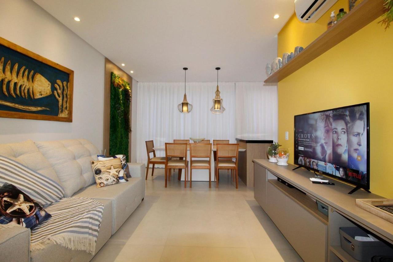 1090 Finamente Decorado 03 Suites Na Praia De Bombinhas Exteriör bild