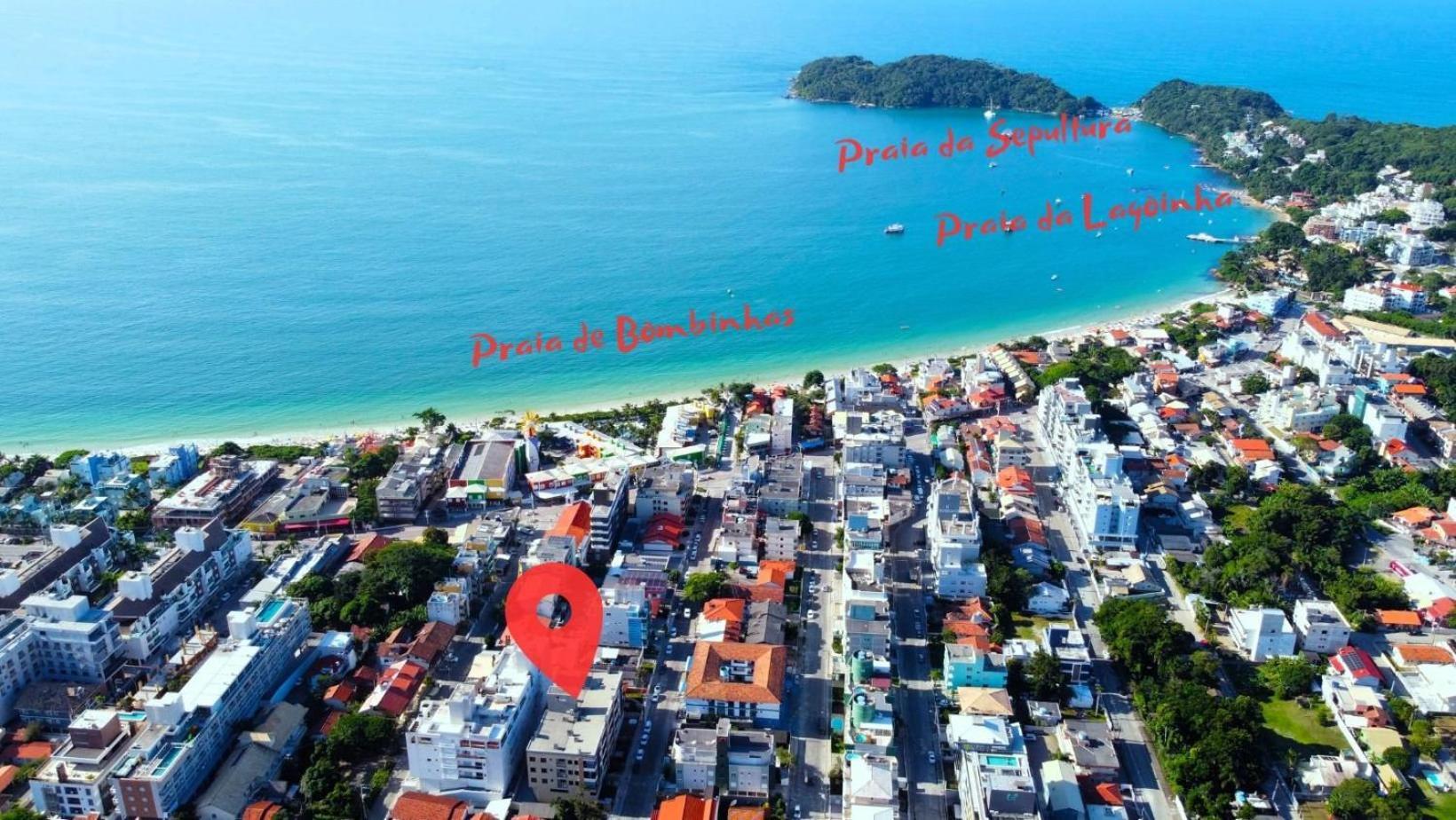 1090 Finamente Decorado 03 Suites Na Praia De Bombinhas Exteriör bild