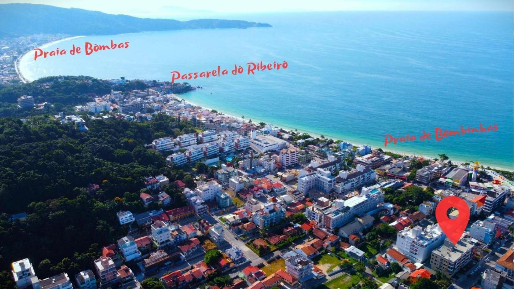 1090 Finamente Decorado 03 Suites Na Praia De Bombinhas Exteriör bild